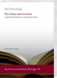 Cover: Sprengel, Der Lektor und sein Autor für Rezension