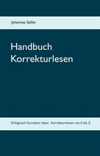 Cover zu Handbuch Korrekturlesen für Rezension